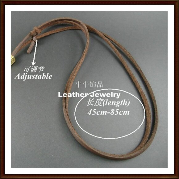 4 Pcs New Anchor Pendant Leather Necklaces. Great Stocking Stuffers! - Picture 4 of 4